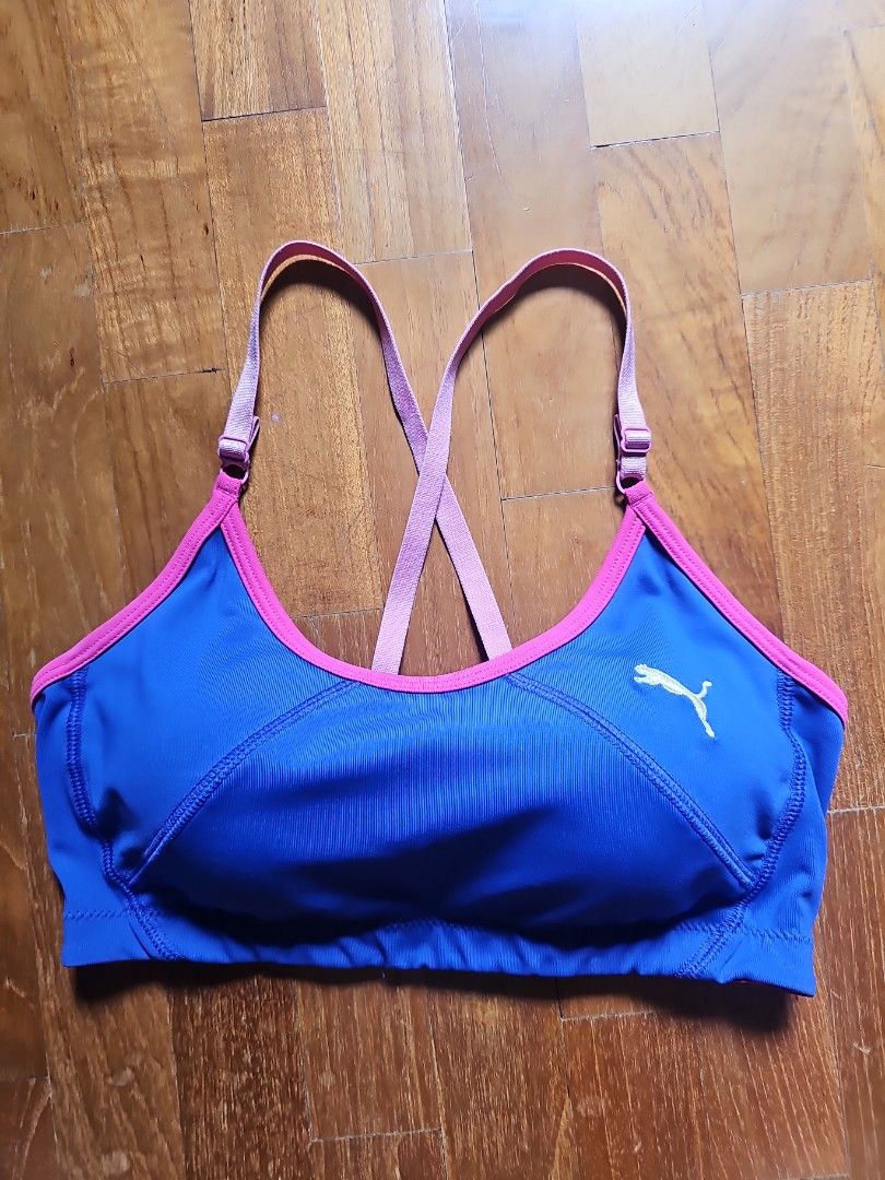 PUMA Sports Bra, Women's Fashion, Activewear on Carousell