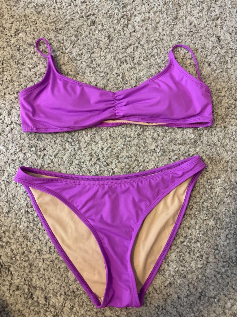Purple cotton on bikini, Women's Fashion, Swimwear, Bikinis