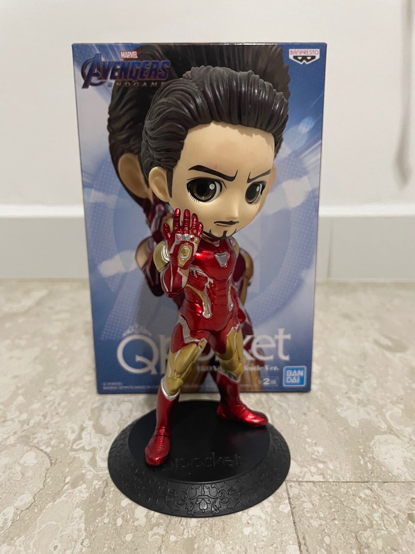 Qposket Marvel Iron Man Figure Battle Version