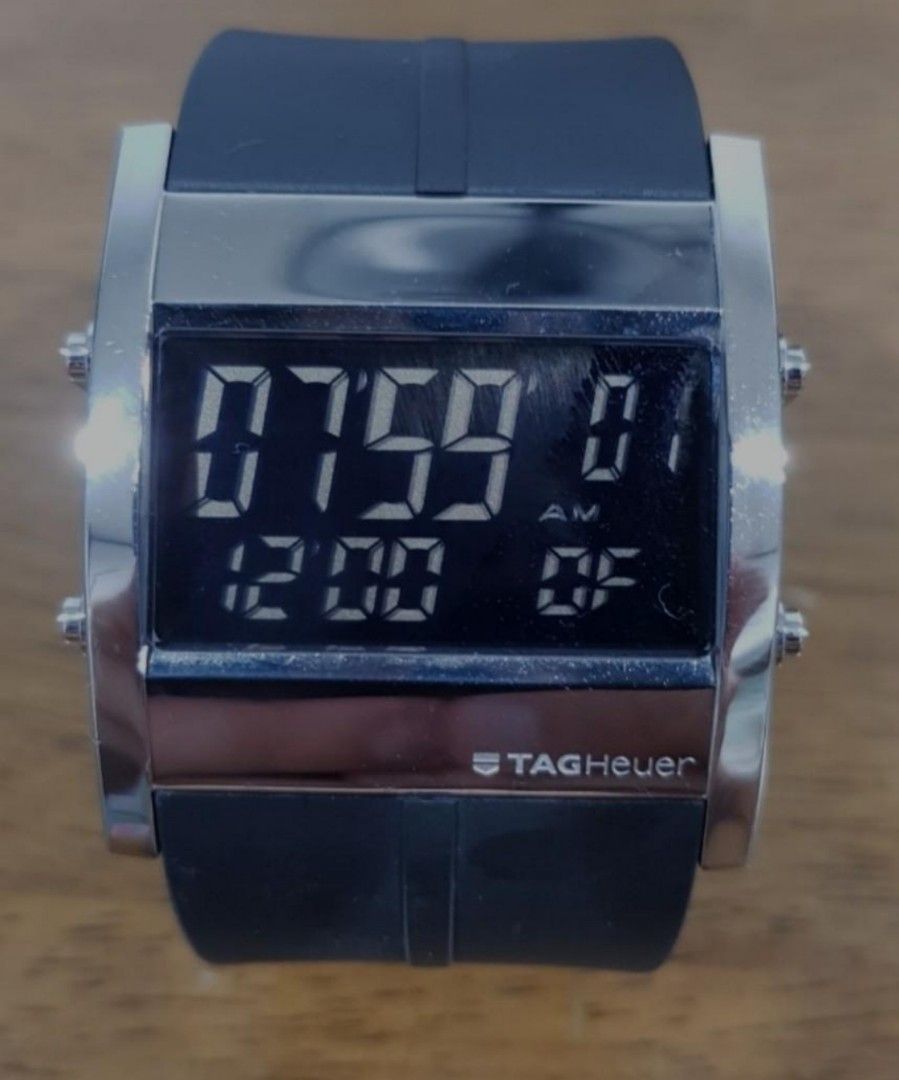 Rare TAG Heuer Micro Timer 43mm Quartz Luxury Watches on Carousell