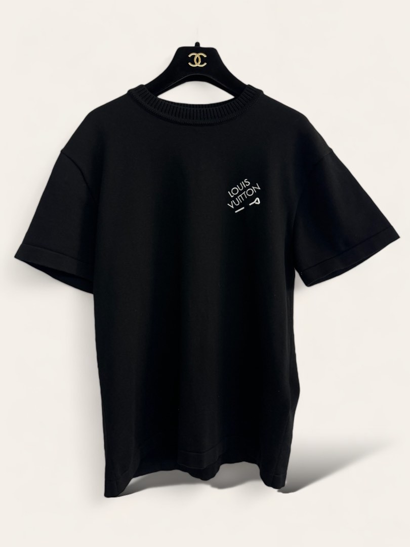RTP $1,460) LOUIS VUITTON LV SIGNATURE OVERSIZED SHORT SLEEVE T