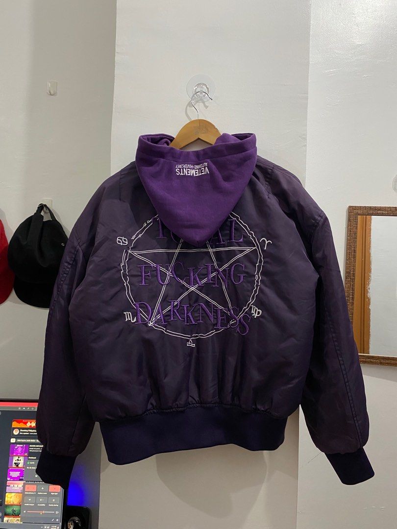 RUNWAY VETEMENTS 16AW TFD BOMBER JACKET, Luxury, Apparel on Carousell