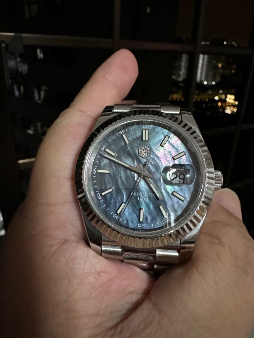 san martin day date watch