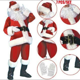 Santa Claus Costume (L to XXL) For Rent or Sale