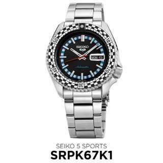 Seiko 5 SRPK67 SRPK67K1 Black Dial Rally Divers Automatic Watch
