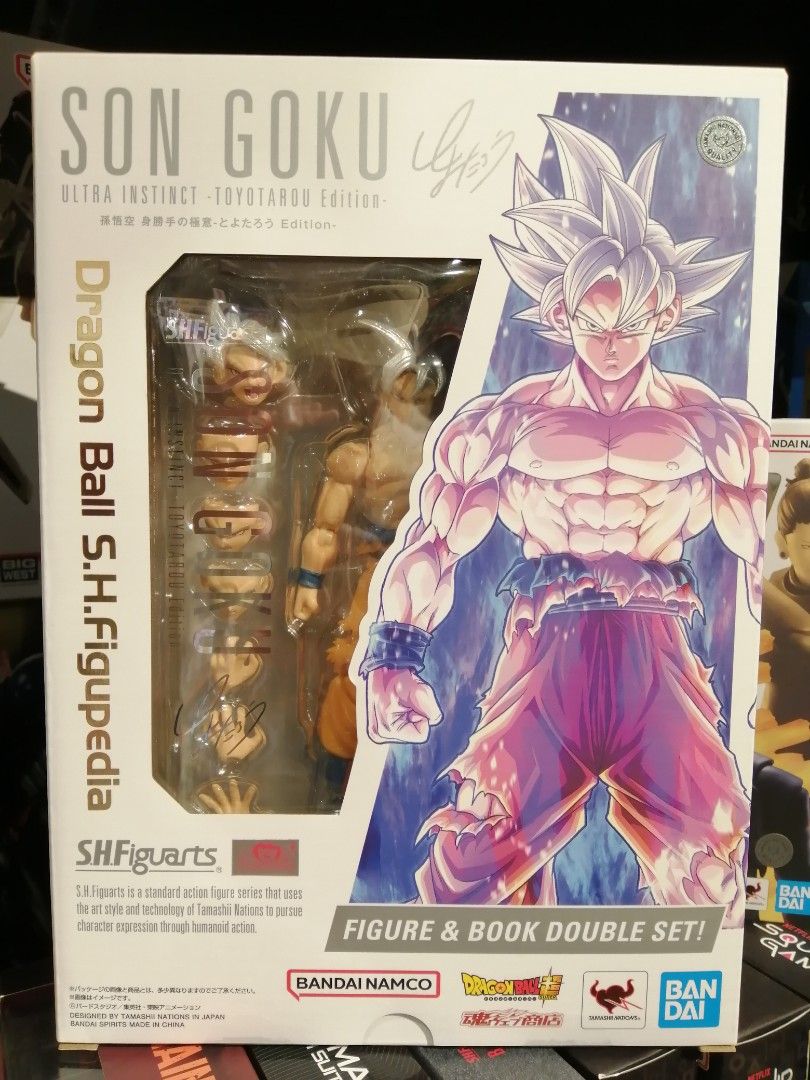 S.H.Figuarts Son Goku Ultra Instinct - Toyotarou Edition - ( Figure &  Booklet Double Set)