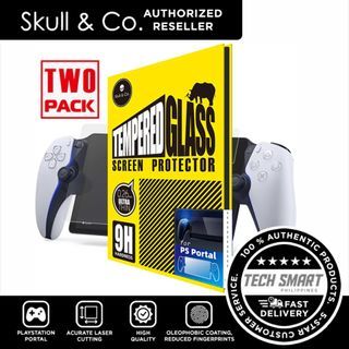 Skull & Co. High Transparency and High Sensitive Tempered Glass Screen Protector for Playstation Portal (2-Pack)