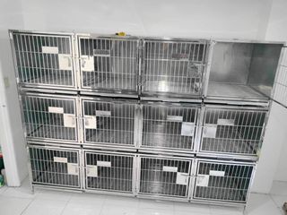 Stainless Modular Cages for Cats &Dogs