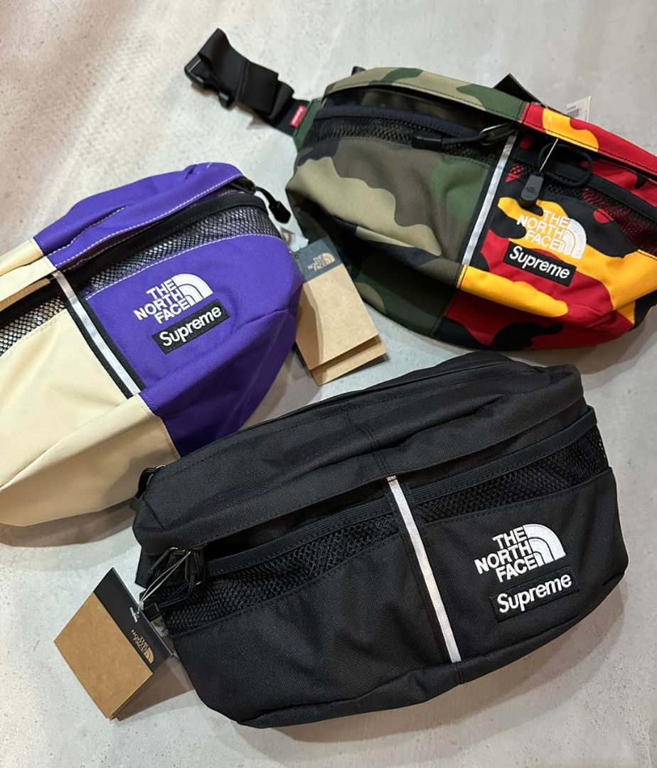 状態Supreme × TNF Split Waist Bag Tan