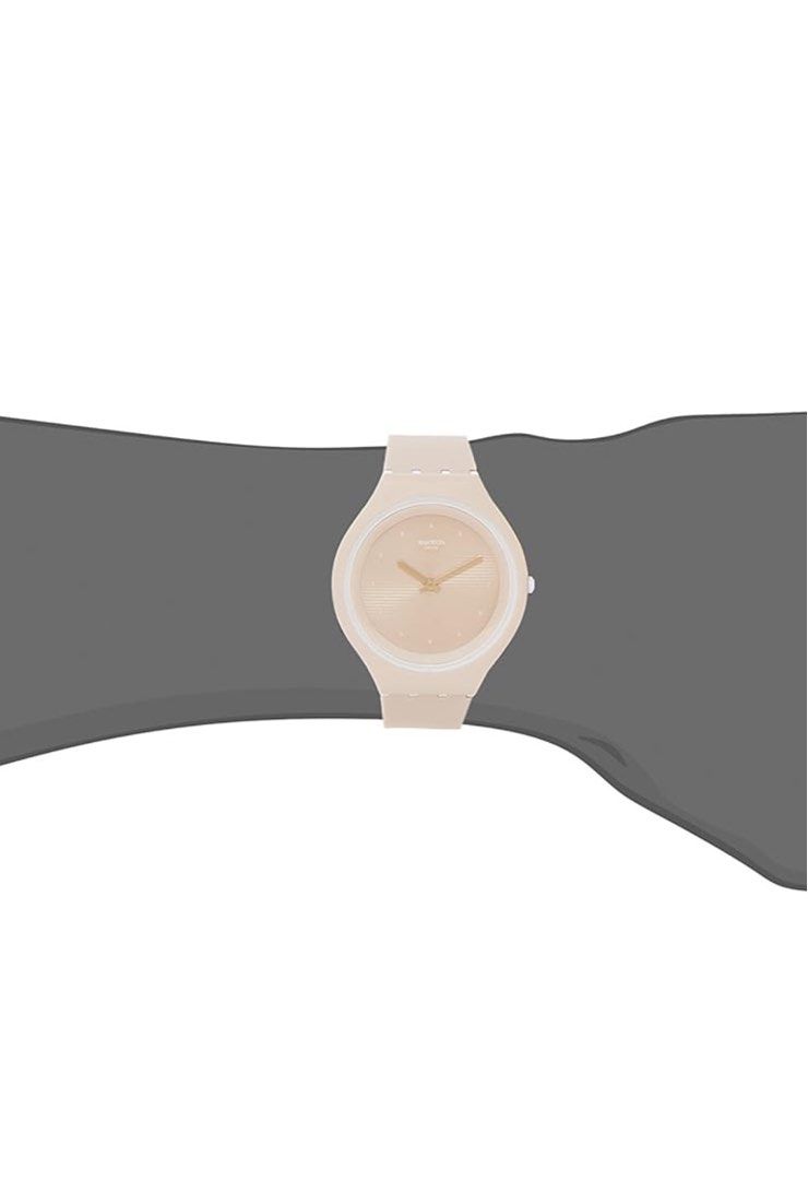 Swatch Skinskin Women Nude Colored Dial Color Silicon Strap Watch Svut100 Women s Fashion Watches Accessories Watches on Carousell