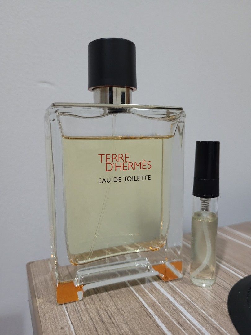 Terre d hermes TdH EDT 5ml decant Beauty Personal Care Fragrance Deodorants on Carousell