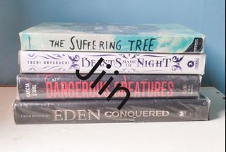 The suffering tree | Beasts made of night | Dangerous Creatures | Eden Conquered (BOOKS TO BE SOLD IN SET ONLY)