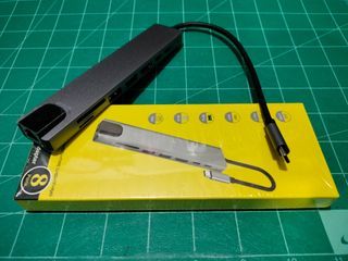 Thunderbolt USB Type C to LAN HDMI Card Reader 8 in 1 Digital AV Multiport Adapter Active Converter