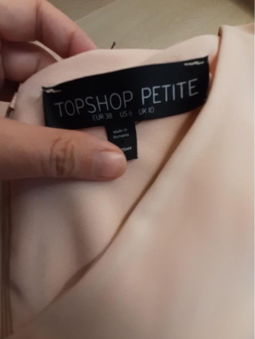 Topshop Peach Romper (Category: Rompers) located in Muntinlupa City. Submitted by downtodeclutter (Listing ID 1291984446, Image 3). Description: - slightly used - good as new - light pink/ peach in color - fits small to medium - great for parties also.