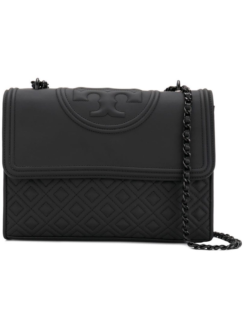 Matte black fleming tory burch on sale