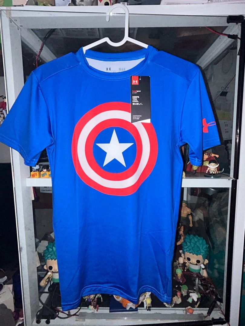 Captain america shirt under armour online