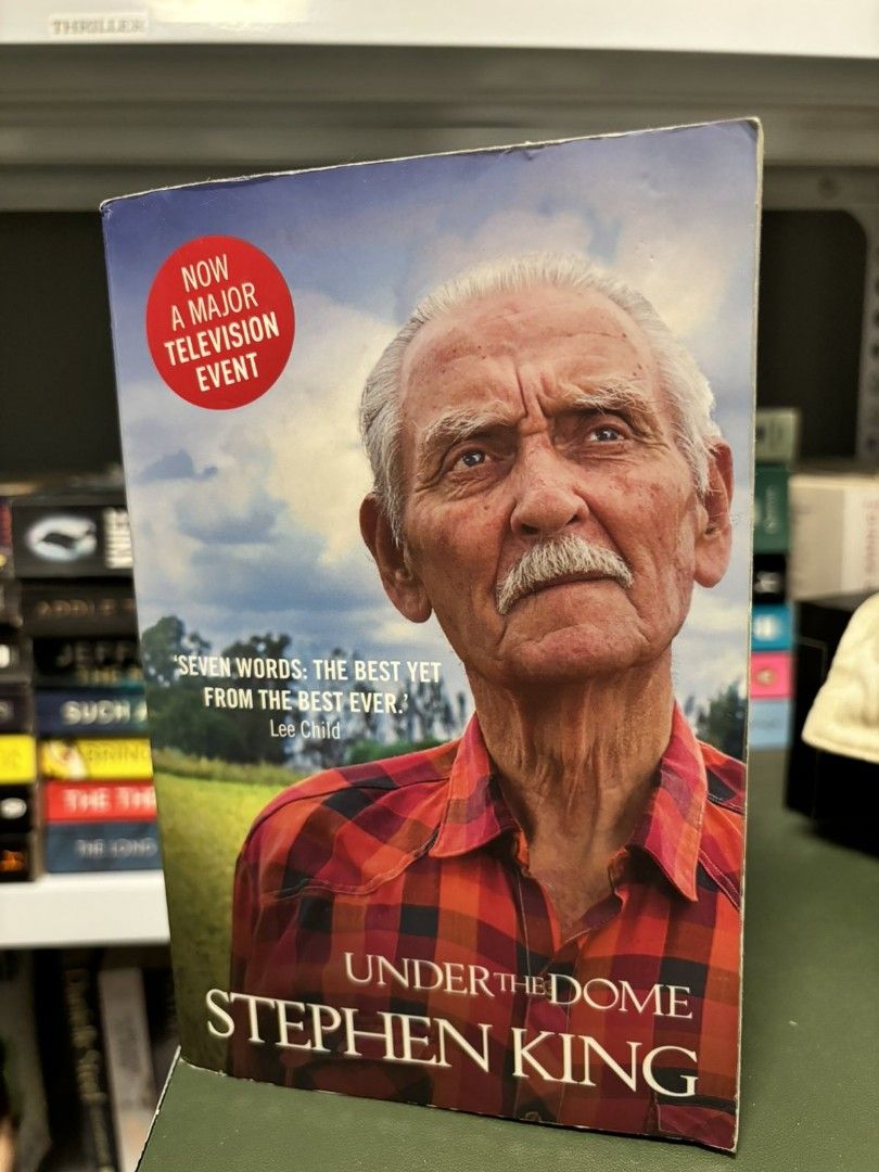 Under the dome by Stephen King (Category: Storybooks) located in Pasig City. Submitted by nethz21 (Listing ID 1292064785, Image 1). Description: Authentic Pre-loved Book UK Edition Tanned pages Spine creases.