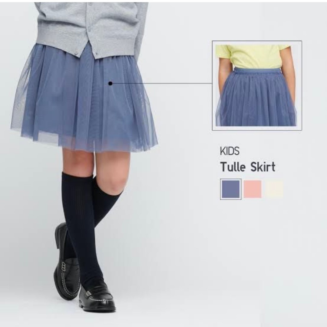 UNIQLO tulle skirt Babies Kids Babies Kids Fashion on Carousell