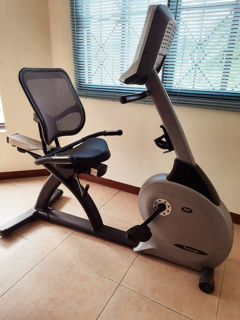 Vision R20 Recumbent Bike Sports Equipment Exercise Fitness Cardio Fitness Machines on Carousell