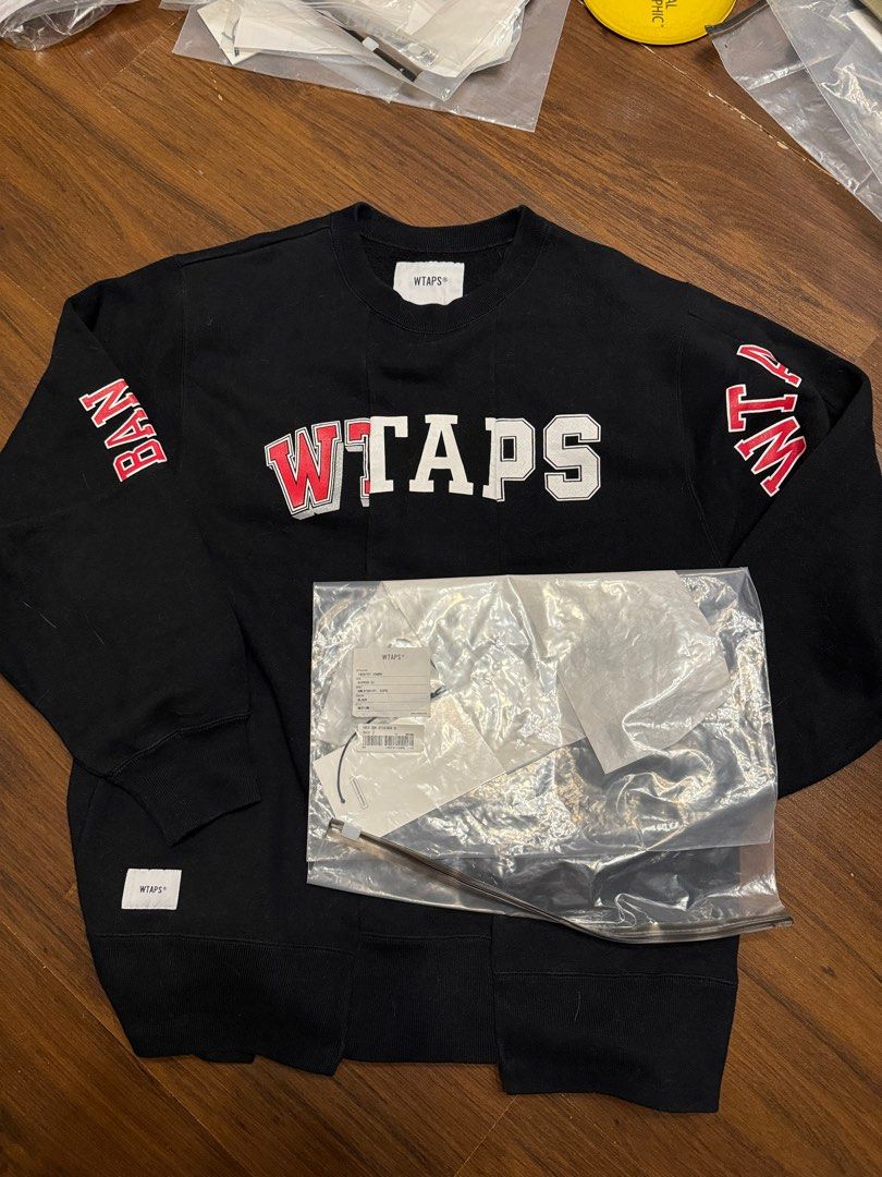 WTAPS RIPPER 01 size 02 M sweat shirt 182ATDT-CSM09 18AW, 男裝