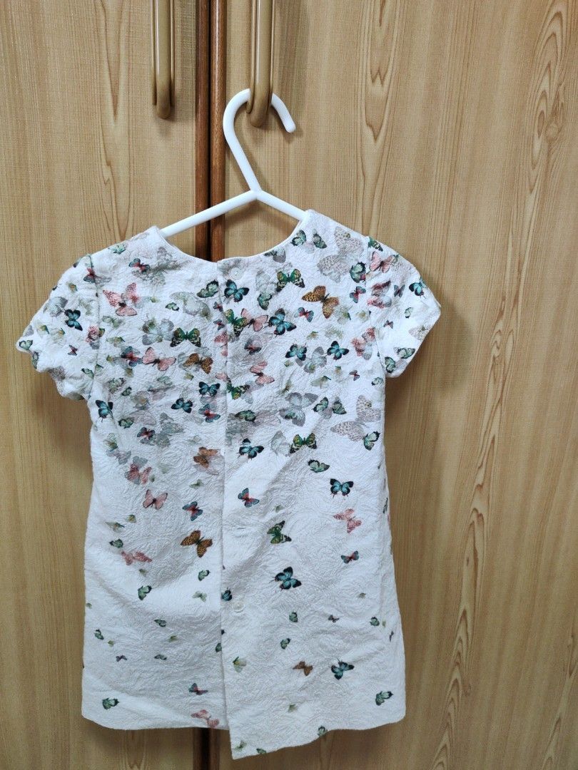 Zara butterfly dress hot sale