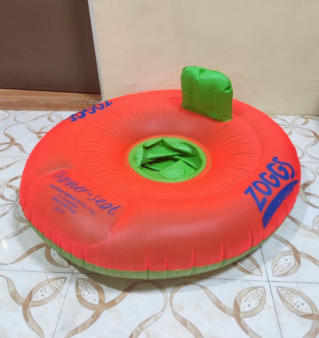 Zoggs Trainer Seat inflatable float 12 24 Months Sports