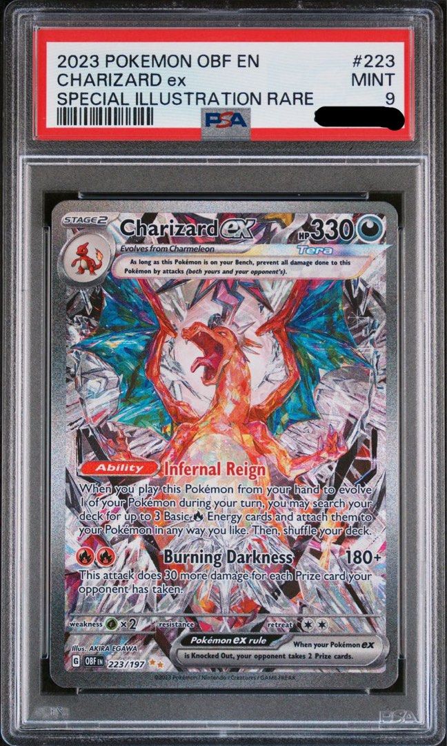 2023-pokemon-obsidian-flame-charizard-ex-sir-223-197-psa-9-hobbies