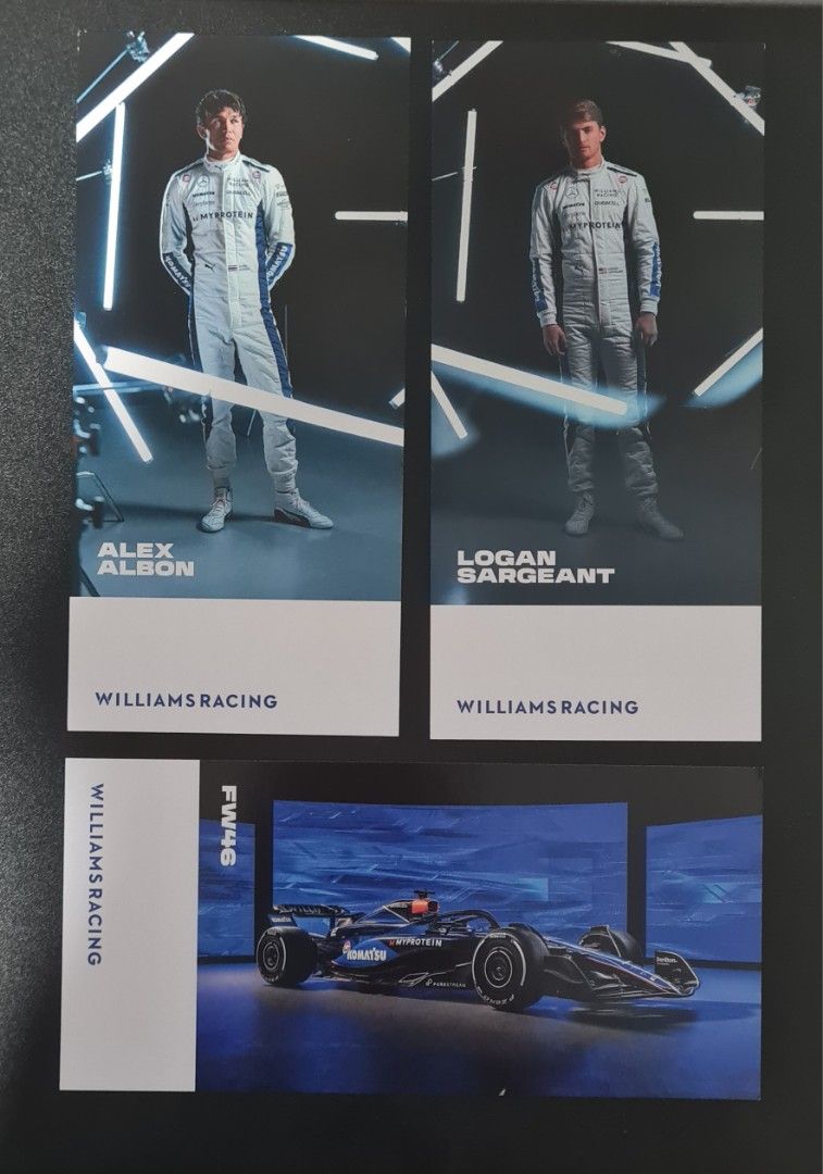 2024 Williams F1 driver cards, Hobbies & Toys, Memorabilia