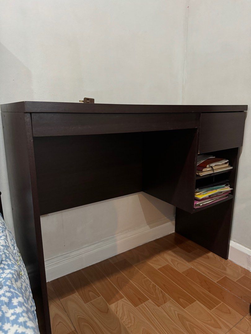 2 Sets Small Study Table w/ Chairs (Category: Tables & Sets) located in Cainta. Submitted by moviefan123 (Listing ID 1296076247, Image 1). Description: Dimensions in inches (LxWxH) Table: 36x14.5x30.