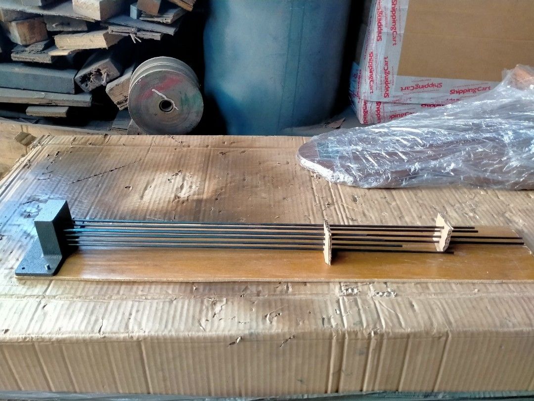 8 rod Chime Block for Grandfather clock (Category: Music Accessories) located in Manila. Submitted by cde.manila (Listing ID 1296105398, Image 1). Description: Chime block for Grandfather clock ..8 rod, carillion type ..longest rod is 26.5 inches long ..all rods in tune, sounds great! 4,500 pesos pick up Balut Tondo Manila.