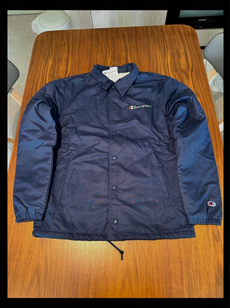 Champion coach jacket navy store