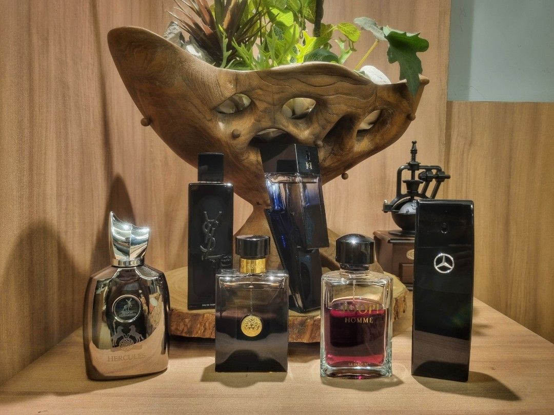 DECANTS YSL Myself Mercedes Benz Club Black Joop Le Parfum Versace Oud Noir Alhambra Hercules CH Bad Boy Cobalt Beauty Personal Care Fragrance Deodorants on Carousell