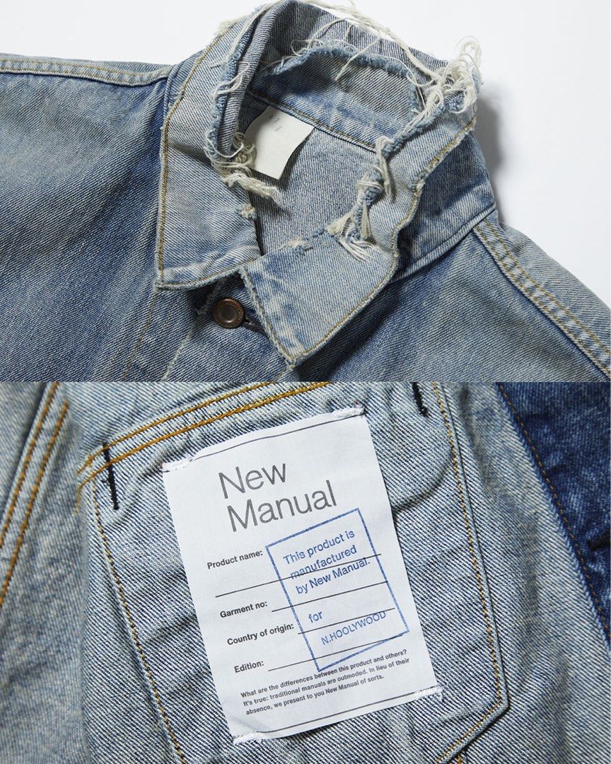 N.HOOLYWOOD × New Manual DENIM JACKET