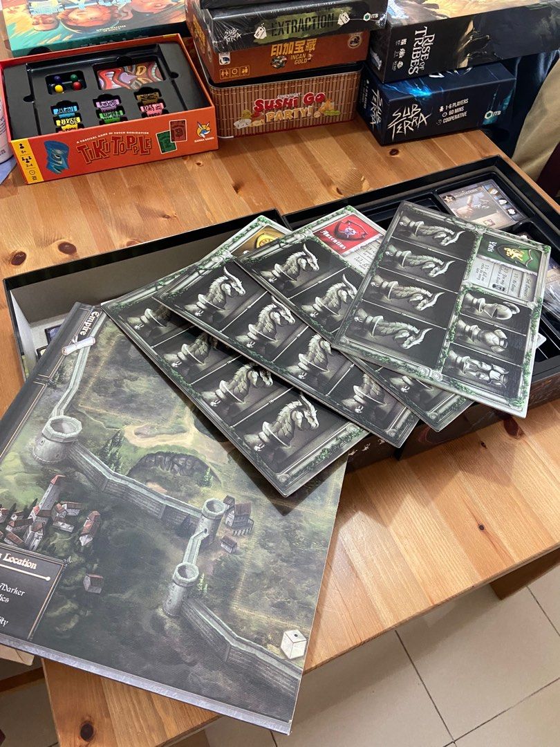 正版 nocturion board game 桌遊 全新, 興趣及遊戲, 玩具 & 遊戲類 - Carousell