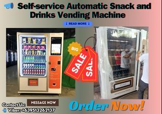 📣  Self-service Automatic Snack and Drinks Vending Machine