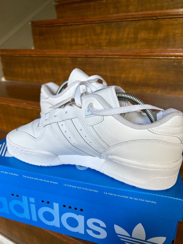 Adidas Rivalry Low (Category: Sneakers) located in Manila. Submitted by cls319 (Listing ID 1296113166, Image 2). Description: Brand new Adidas Rivalry Low White Size 10US Complete with box.