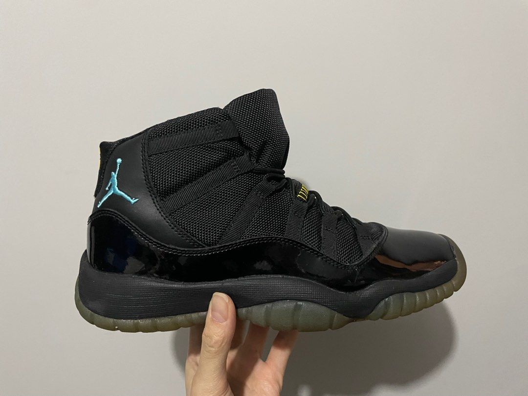 Jordan 11 blue and black cheap