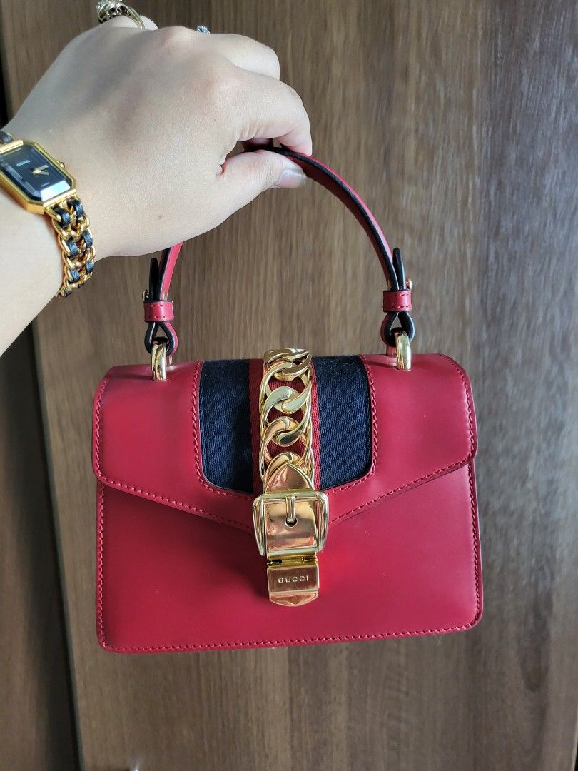 Authentic Gucci Mini Sylvie Bag Luxury Bags Wallets on Carousell