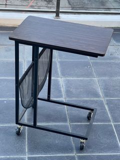 Bedside Table with Side pocket for Magazines