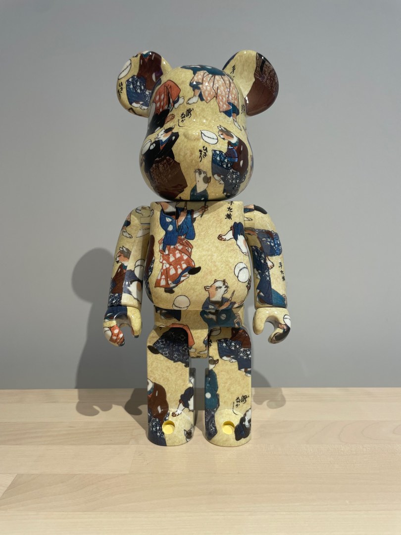 BE@RBRICK 歌川国芳「流行猫の曲鞠」 100% & 400% 抽選販売