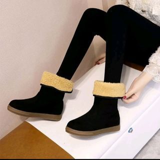 Black snow / winter boots size 35