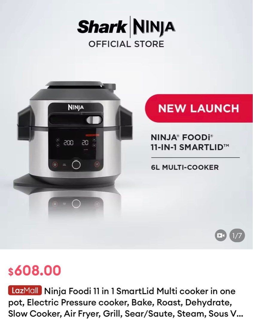 BNIB Ninja Foodi 11 in 1 New Model 2024