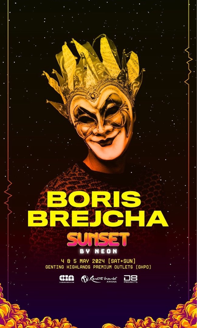 Boris Brejcha Sunset By Neon 2 days, Tickets & Vouchers, Event Tickets