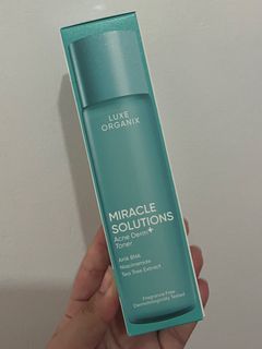 BRAND NEW Luxe Organix Miracle Solutions Acne Derm Toner