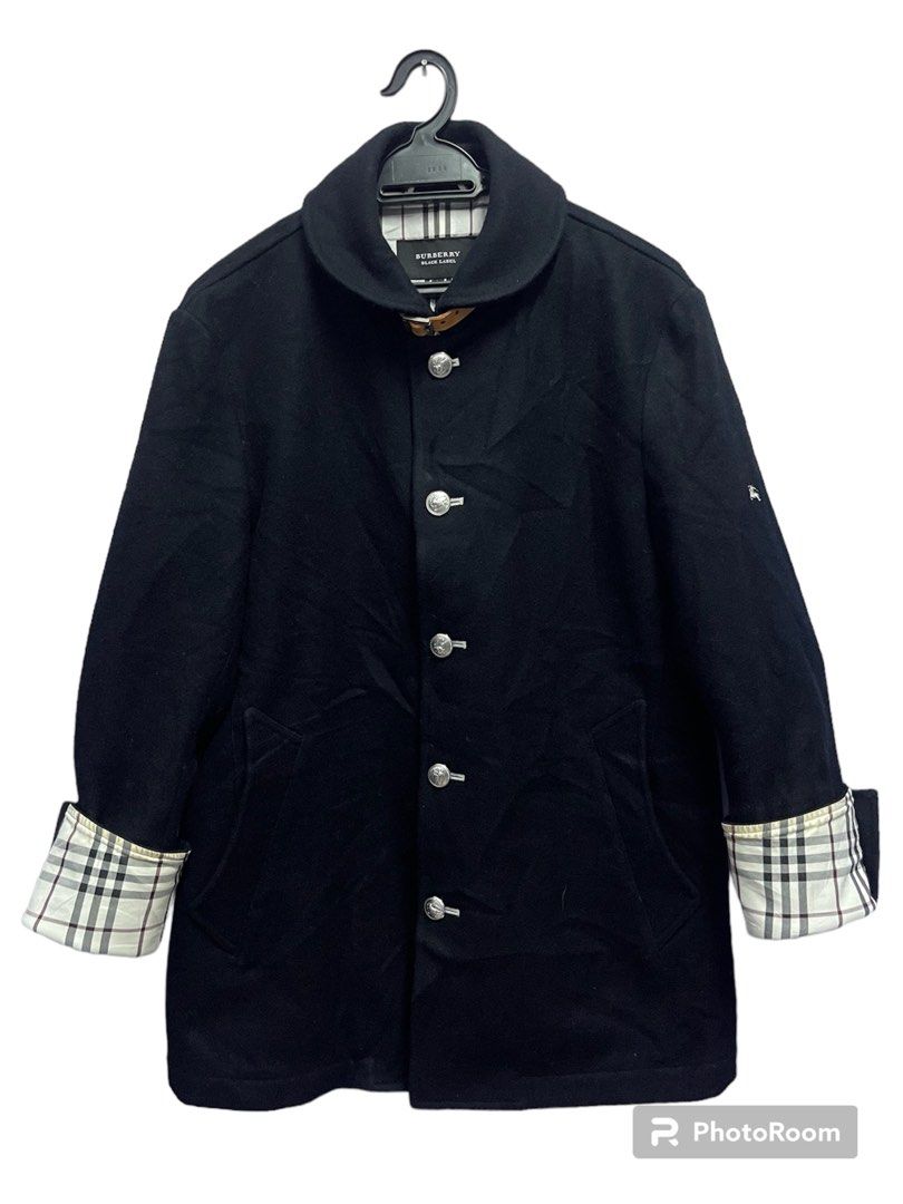 Burberry black label coat cheap