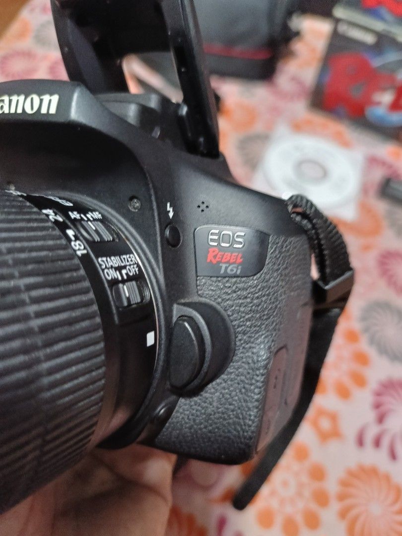 Canon Rebel T6i 750d Complete ✅ (Category: Cameras) located in Caloocan City. Submitted by mr.carlo_dslr_laptop (Listing ID 1296170715, Image 2). Description: Canon T6i 750d 24MP WIFI DSLR Camera Smooth Item Presentable Location Agad Kung Meet up Monumento Caloocan city Pwede iship sagot mo 500 Cod LBCcop Lalamove pwede din Gcash bayad fist Lahat ng nasa Photos Kasama Charger,2pcs battery,strap,lens cap, Free SD Card 16gb , Free Camera BAG CAMERA