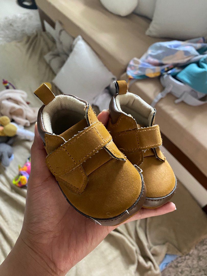 Carters shoes baby boy boots 3 6m Babies Kids Bathing Changing Baby Toiletries Grooming on Carousell