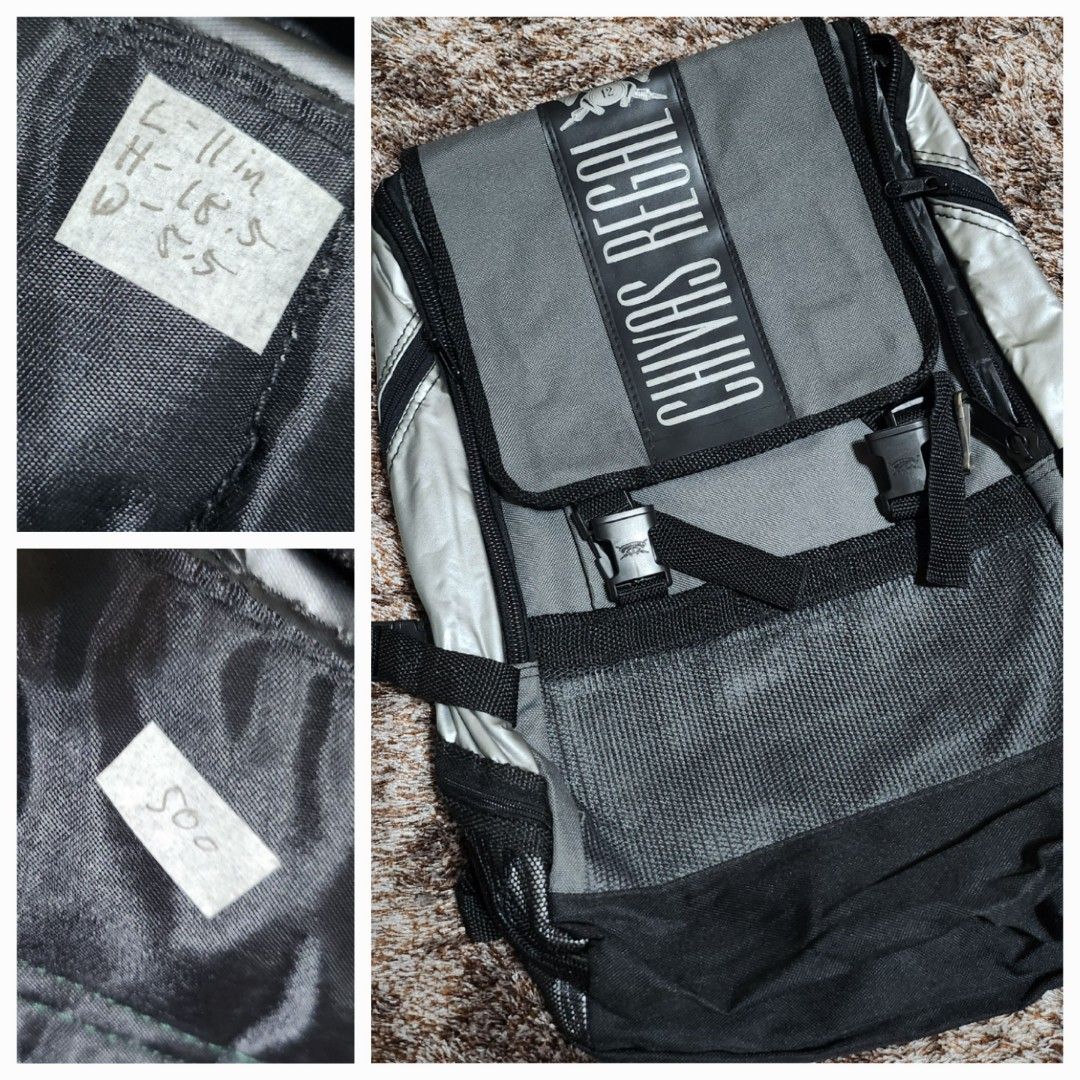 Chivas Regal Backpack (Category: Backpacks) located in Makati City. Submitted by mymyyuki.27 (Listing ID 1296196890, Image 1). Description: Chivas Regal Backpack never used good condition declutter sale.