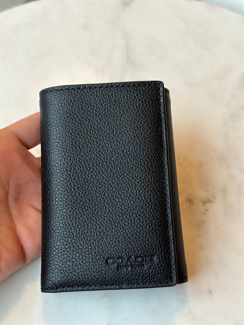 Coach men's trifold wallet online
