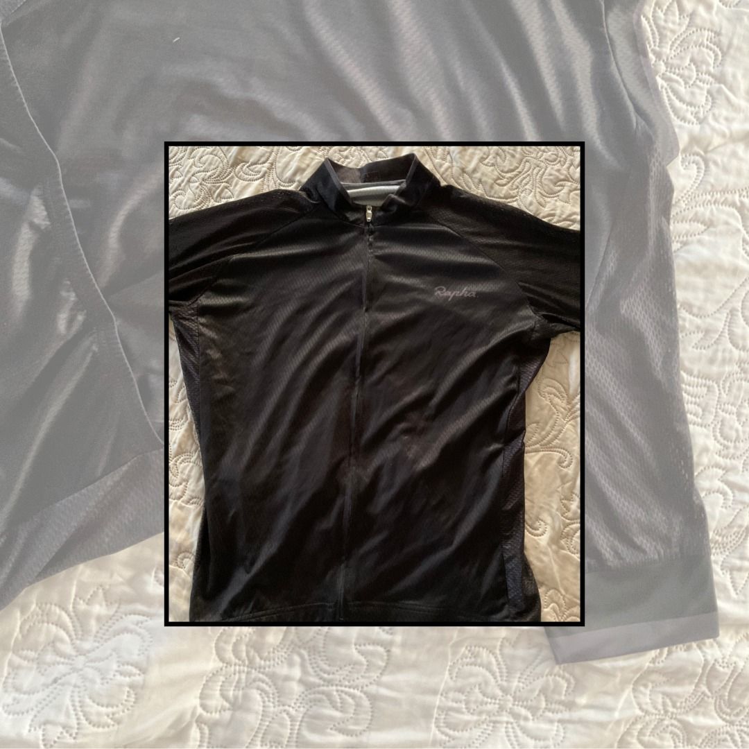 Cycling Jersey Rapha (Category: Bicycles) located in Caloocan City. Submitted by jeffreycar97535 (Listing ID 1296150086, Image 1). Description: Rapha cycling jersey large size, slightly used (OEM).